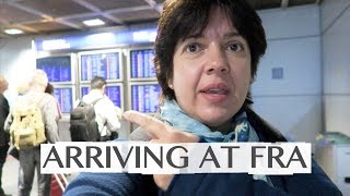 ARRIVING AT FRANKFURT AIRPORT FRA  GOING TO LONG DISTANCE TRAIN STATION [upl. by Ayanad493]