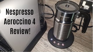 Nespresso Aeroccino 4 Milk Frother Review  Worth upgrading from the Aeroccino 3 [upl. by Hoem]