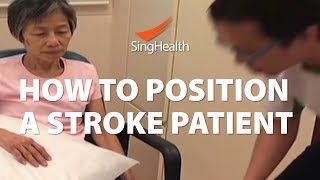 How To Position A Stroke Patient [upl. by Dyana940]