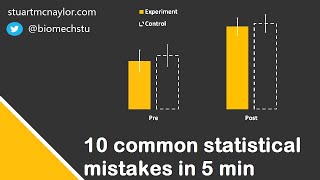 Ten Statistical Mistakes in 5 Min [upl. by Findlay133]