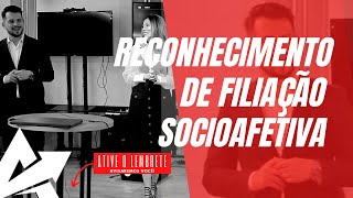 DIREITO DE FAMÍLIA Reconhecimento de filiação socioafetiva [upl. by Naujal]