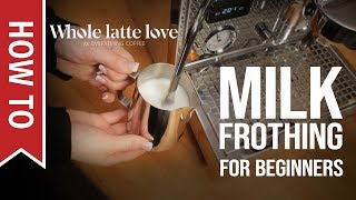 How To Milk Frothing for Beginners 5 Tips [upl. by Ylesara]