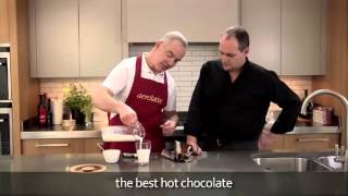 How to make a hot chocolate using an aerolatte milk frother [upl. by Nolham300]