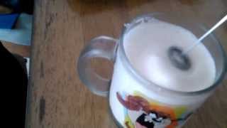 Aerolatte Review Frothing Cold Milk In Under 1 Minute [upl. by Duwe]